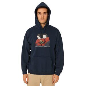 Spider-Man I Always Wanted To Have Brothers Hoodie Blue Size L Marvel Classic